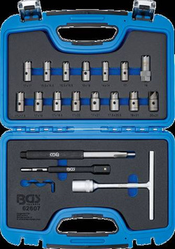 Zestaw frezów do gniazd wtryskiwaczy | 19 szt.