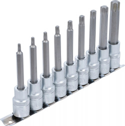 Zestaw nasadek długich 1/2" profil T Torx T20-T60