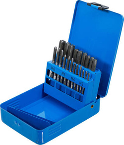 Zestaw gwintowników M3 - M12 21 sztuk