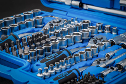 Zestaw kluczy nasadowych sześciokątnych 1/4" 3/8" 1/2" 192 szt.