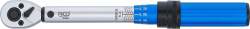 Klucz dynamometryczny 1/4" 5-25 Nm skala precyzyjna 72 zęby
