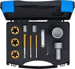 Zestaw do naprawy gwintów nakrętek i śrub kół 12 szt.