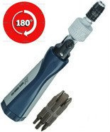 Wkrętak grzechotkowy przegubowy 12-el. 1/4"