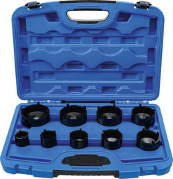 Zestaw nasadek do nakrętek łożysk typ KM4-KM12 BGS Technic