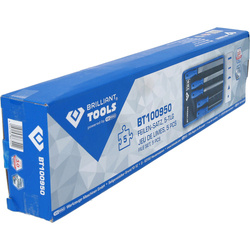 Zestaw pilników 5-szt. BT100950 BRILLIANT TOOLS