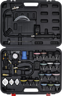 Przyrząd do sprawdzania układu chłodzenia z systemem napełniania 27 szt.