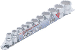 Zestaw nasadek dwunastokątnych 3/8" calowe 11 szt.