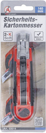 Nóż wysuwany do kartonów 140 mm BGS