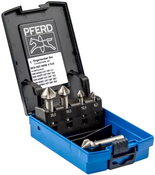 Zestaw pogłębiaczy stożkowych HSSE UGT 5-częściowy DIN 335 C 90° wykonanie Co5 o podziałce nierównomiernej