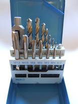ZESTAW GWINTOWNIKÓW HSS-G + WIERTŁA 15 EL. M3-M12