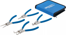 Zestaw szczypiec do pierścieni Seegera 150 mm 4 szt. BGS Technic